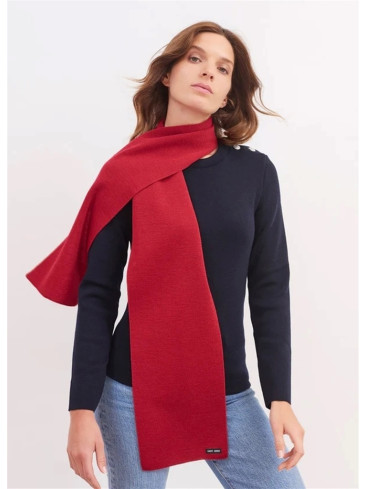scarf unie rouge médoc